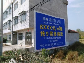 荥阳墙体广告质量分析