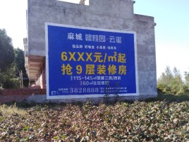荥阳品牌公司青睐的墙体广告
