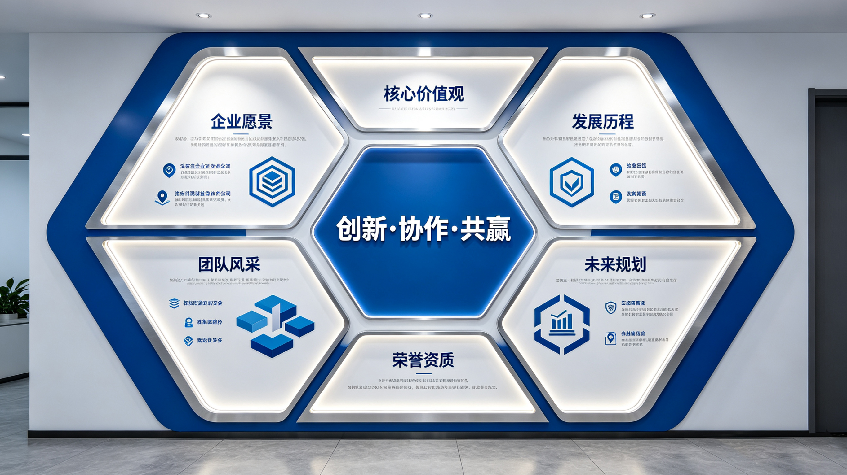荥阳企业文化墙六边形避坑指南（新手常犯5个错误）